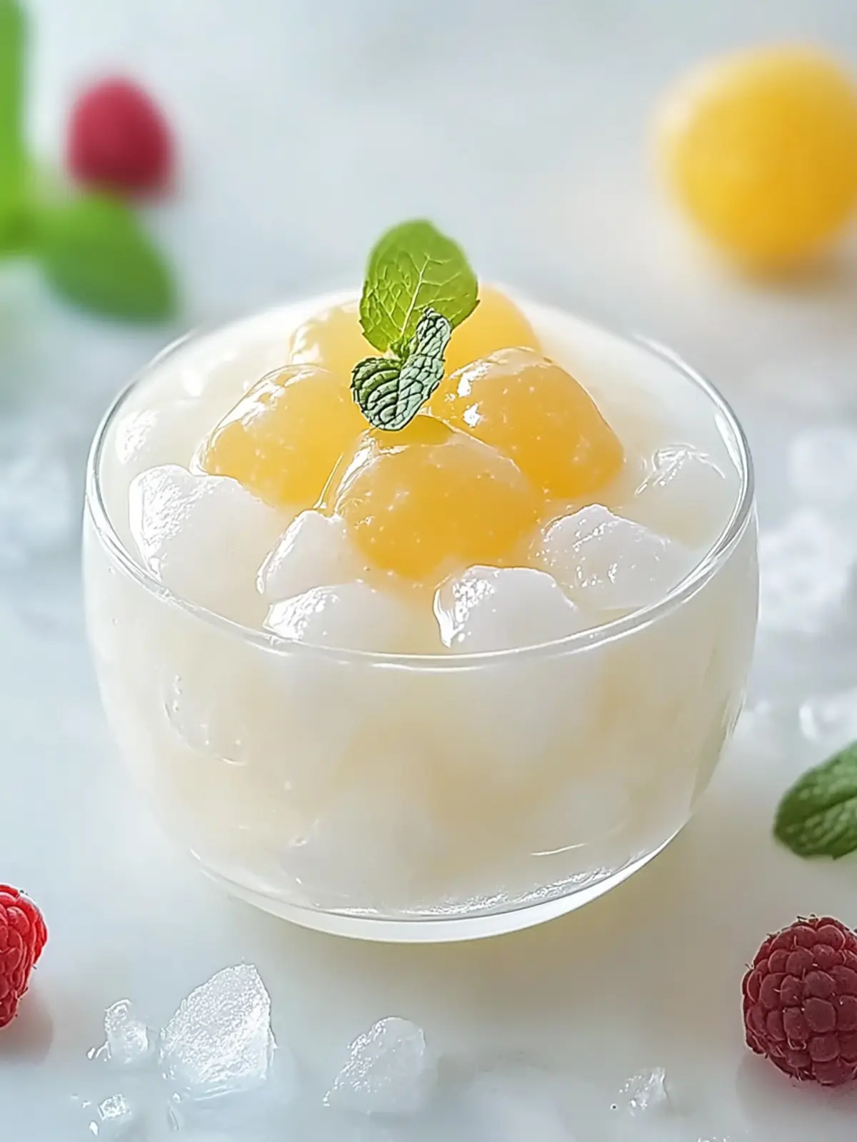 Fluffy Bird’s Milk Jello