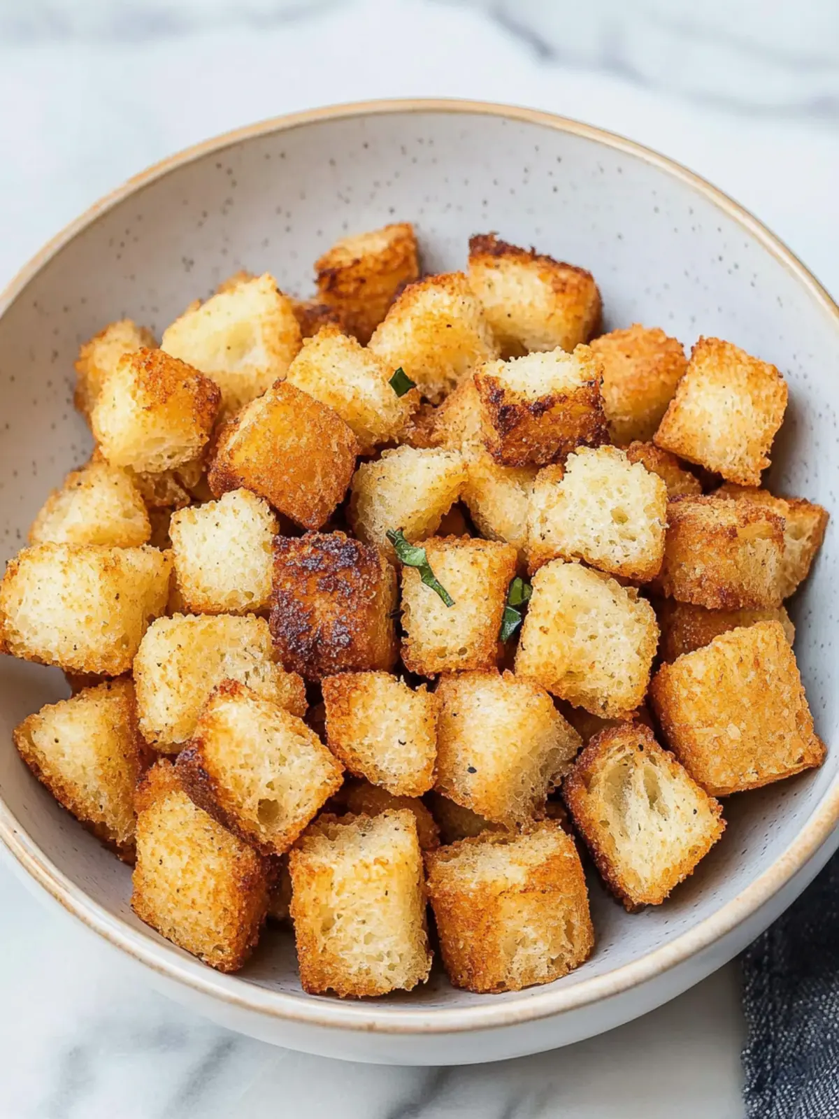 Crispy Air Fryer Croutons