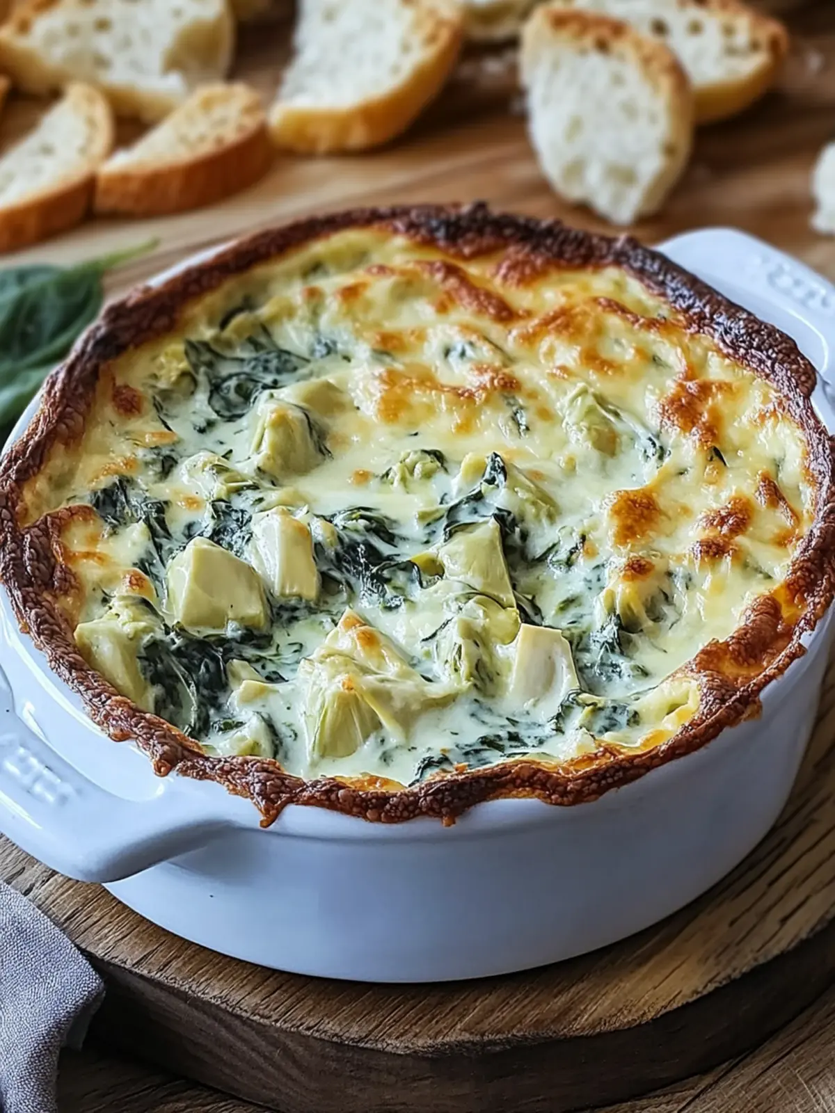 Irresistibly Creamy Spinach Artichoke Dip