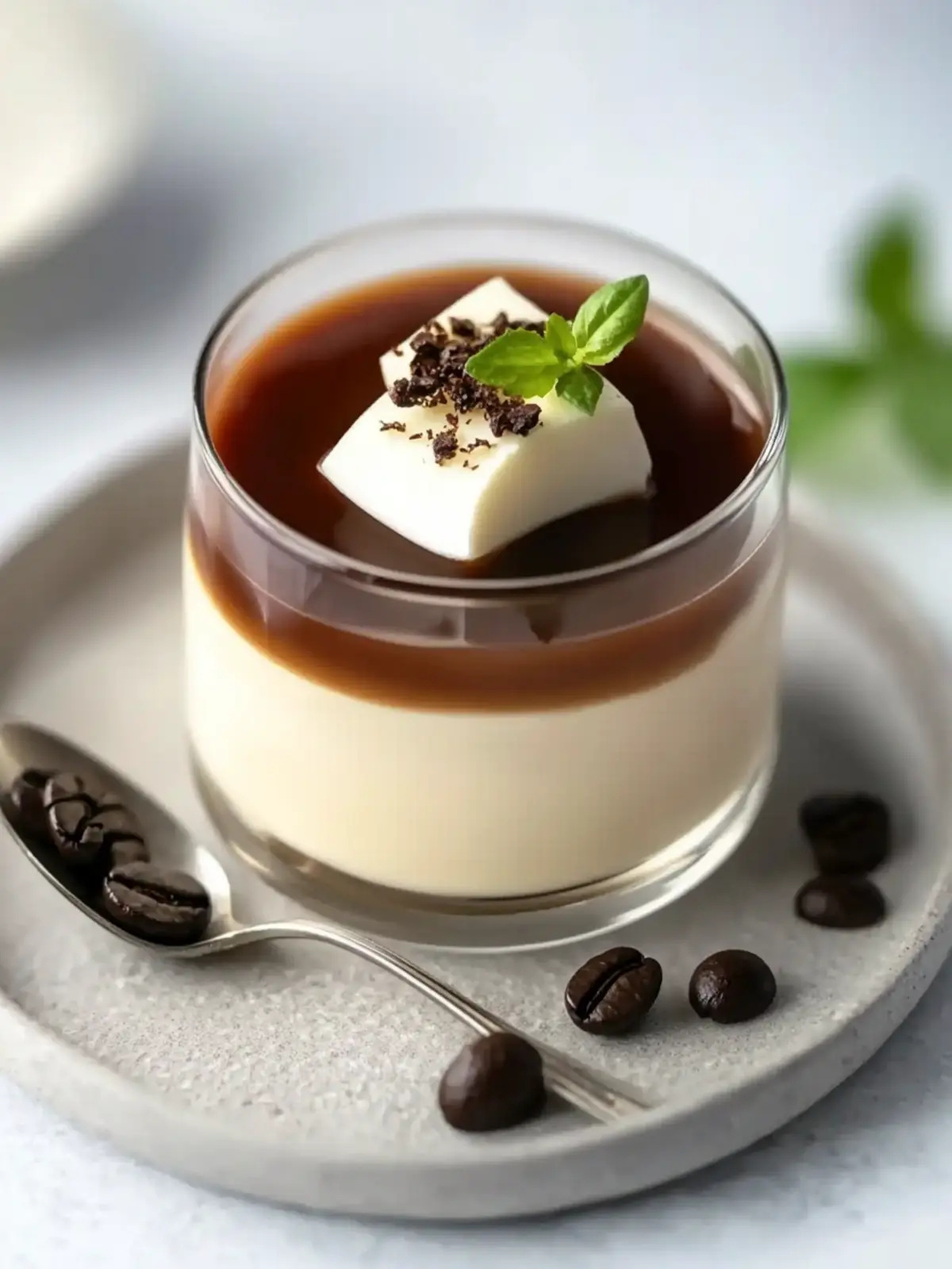 Vietnamese Coffee Panna Cotta