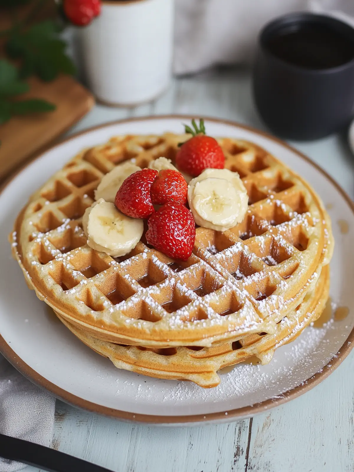 Peanut Butter Waffles
