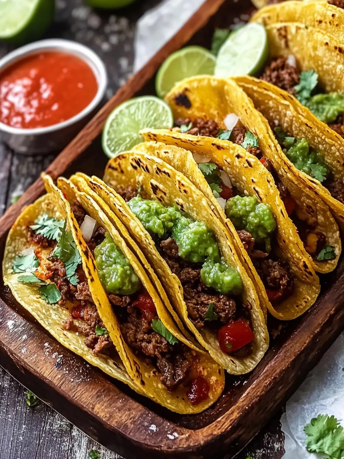 Crispy Baked Beef Tacos