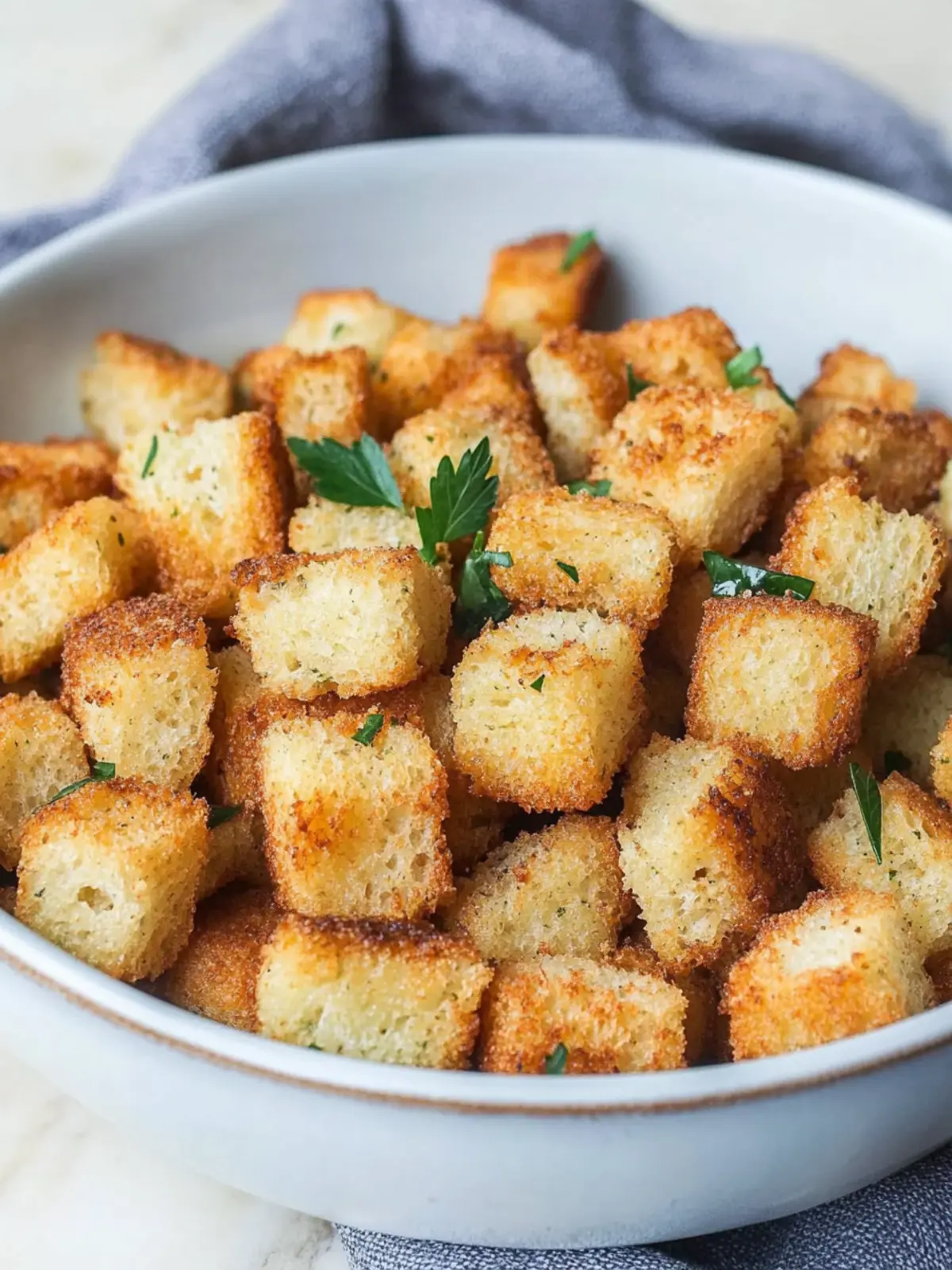 Crispy Air Fryer Croutons