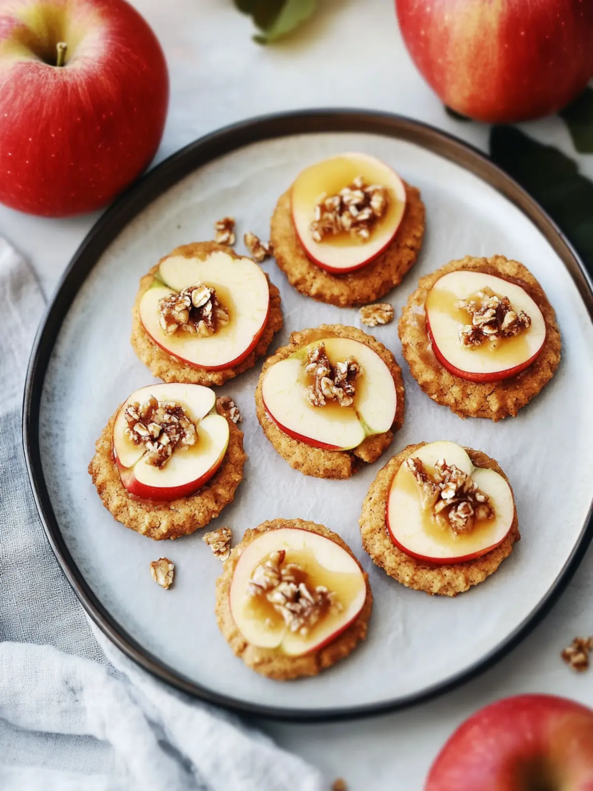 Apple Cookie Snacks