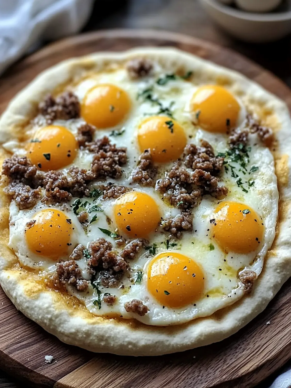 Biscuits and Gravy Breakfast Pizza