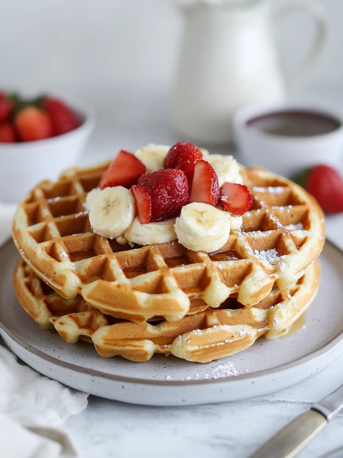 Peanut Butter Waffles