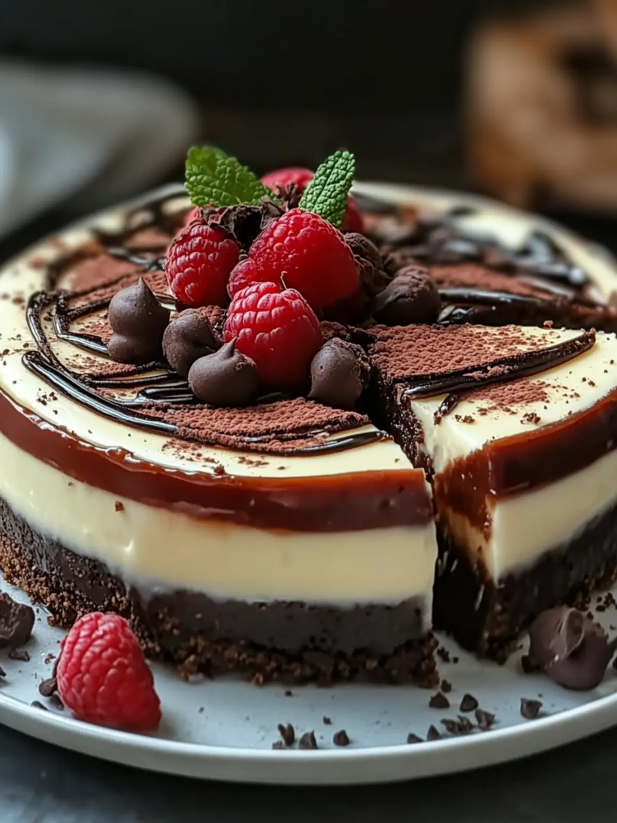Ultimate Brownie Cheesecake