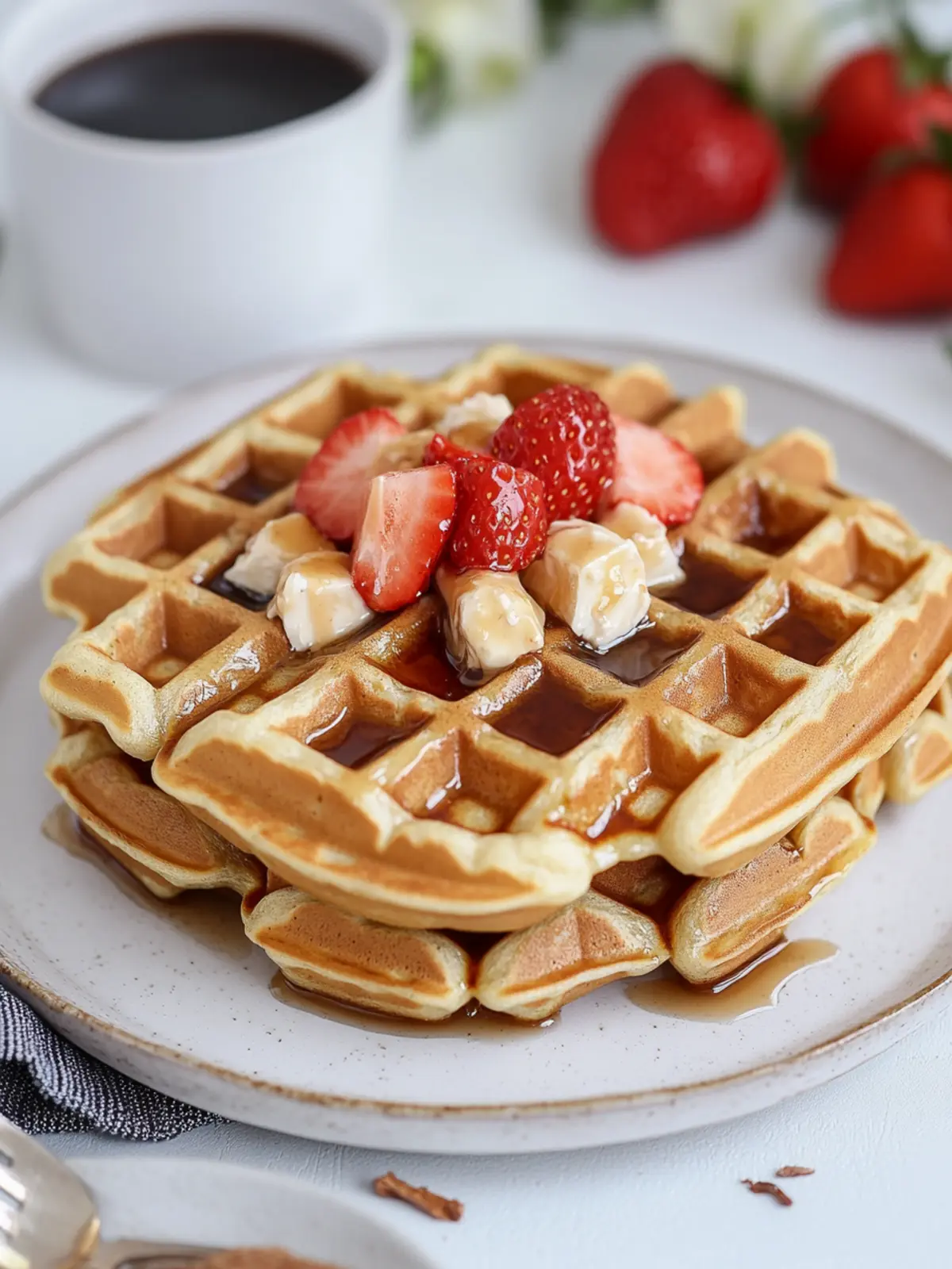 Peanut Butter Waffles