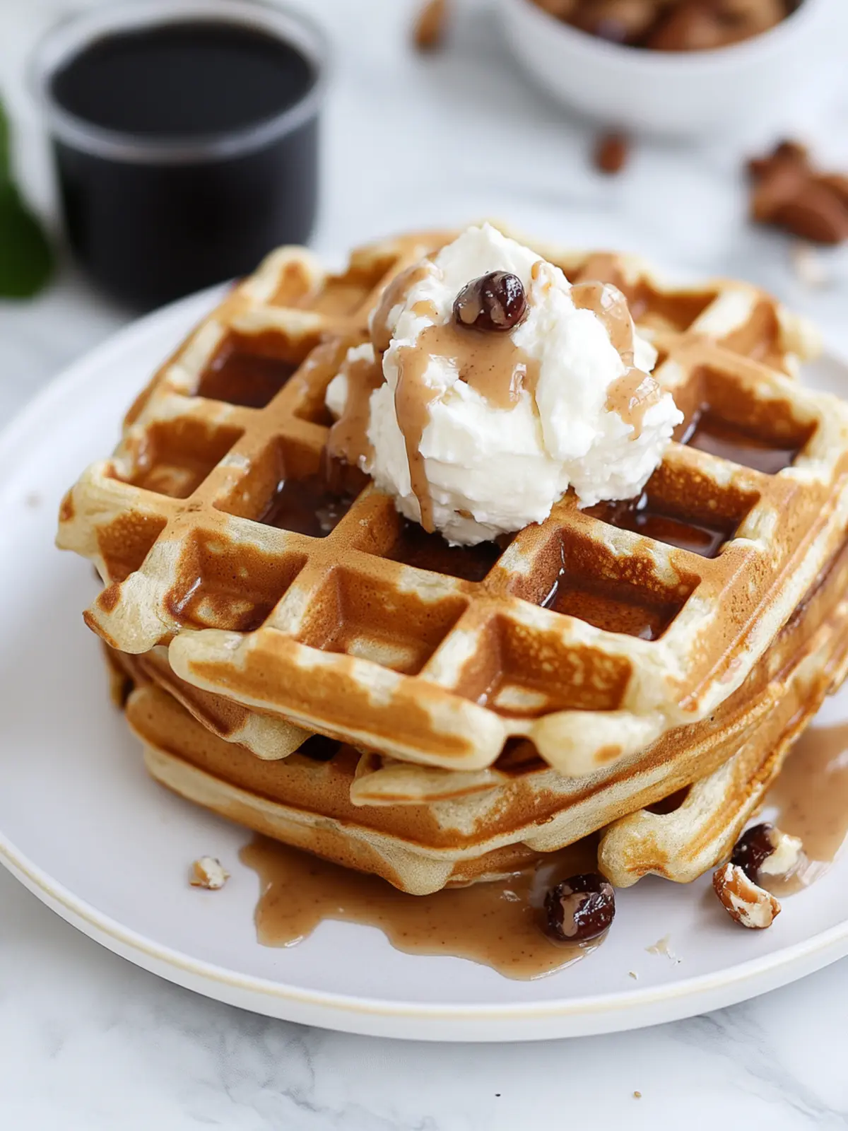 Peanut Butter Waffles