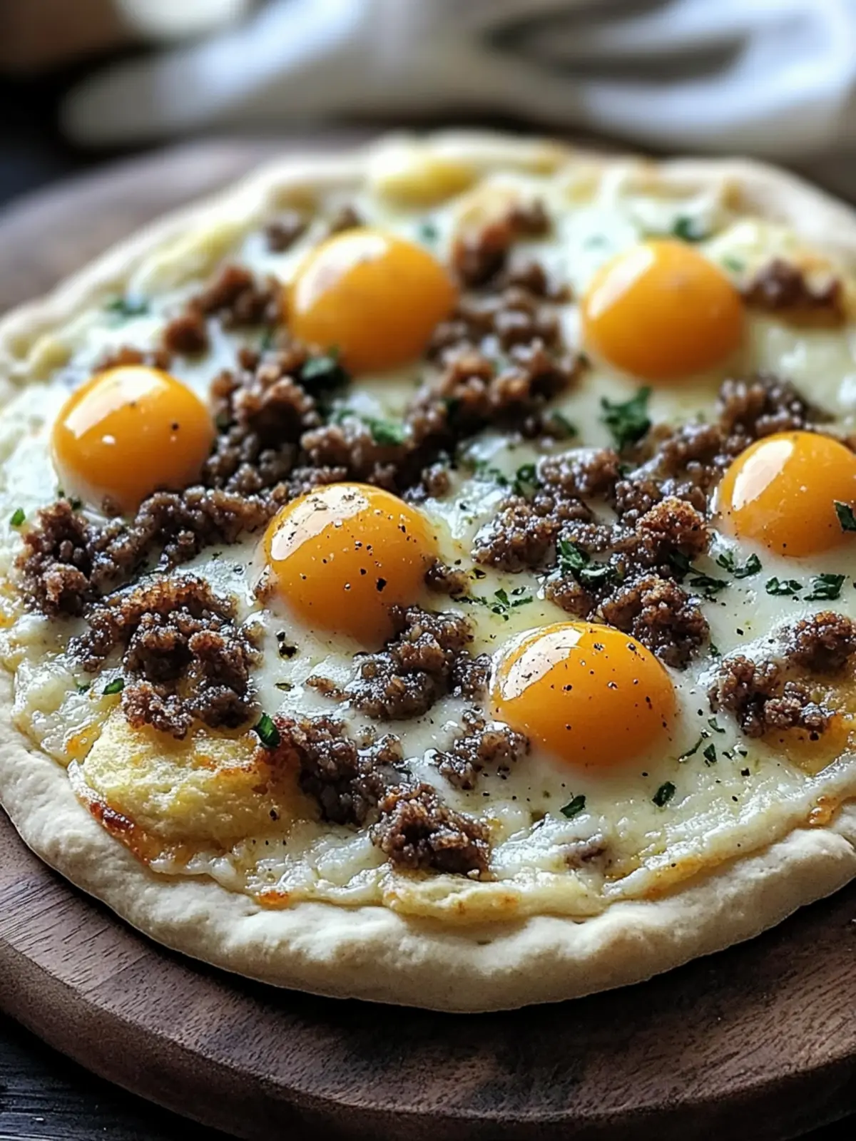 Biscuits and Gravy Breakfast Pizza