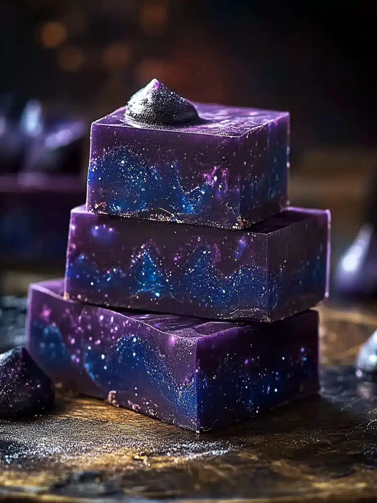 Midnight Galaxy Fudge