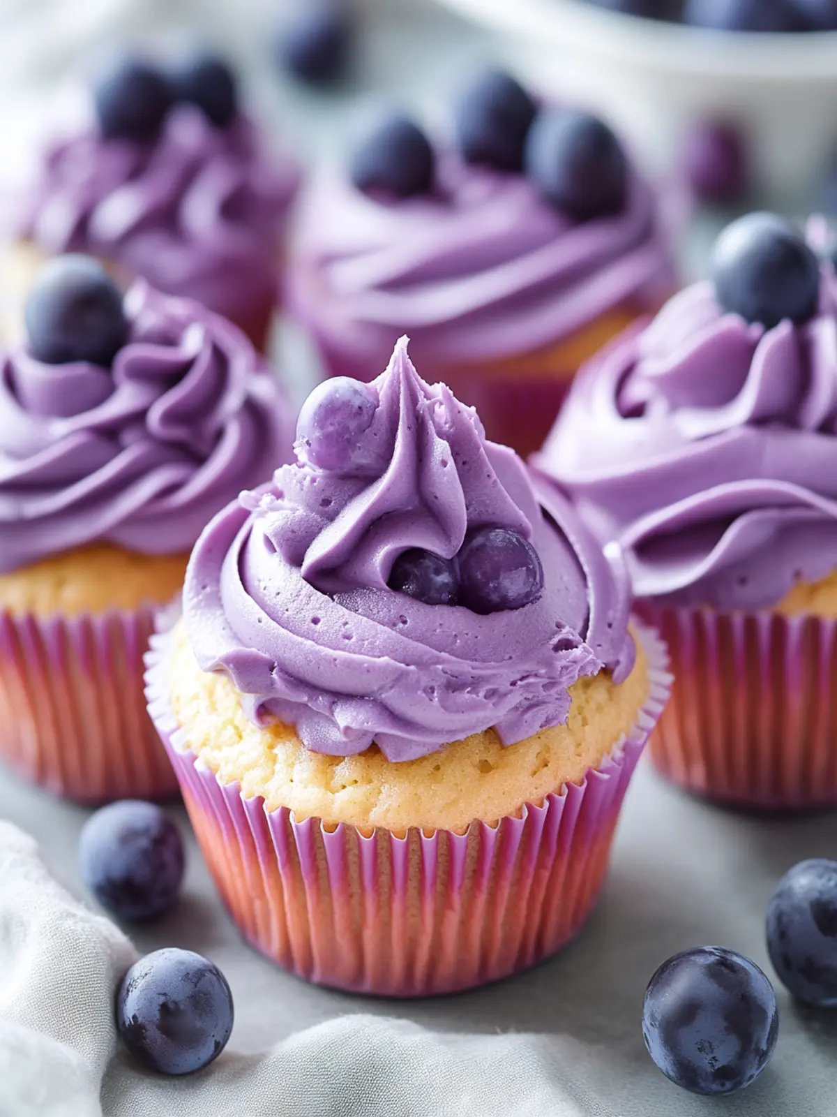 Grape Crush Cupcakes
