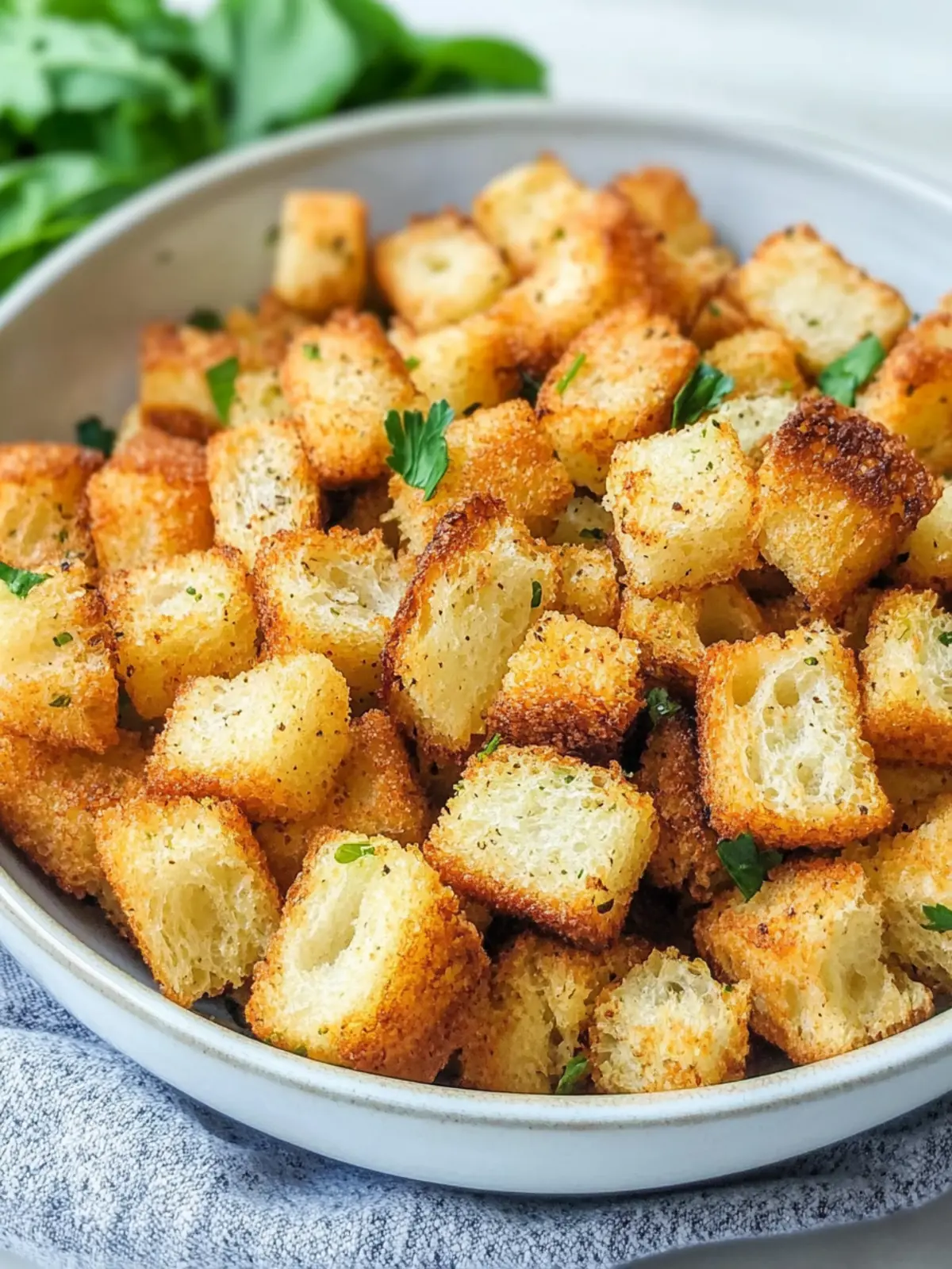 Crispy Air Fryer Croutons