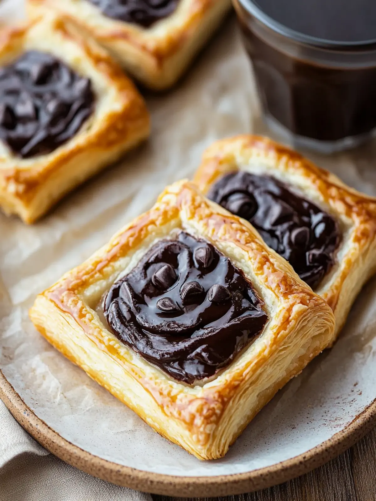 Chocolate Cream Cheese Danish