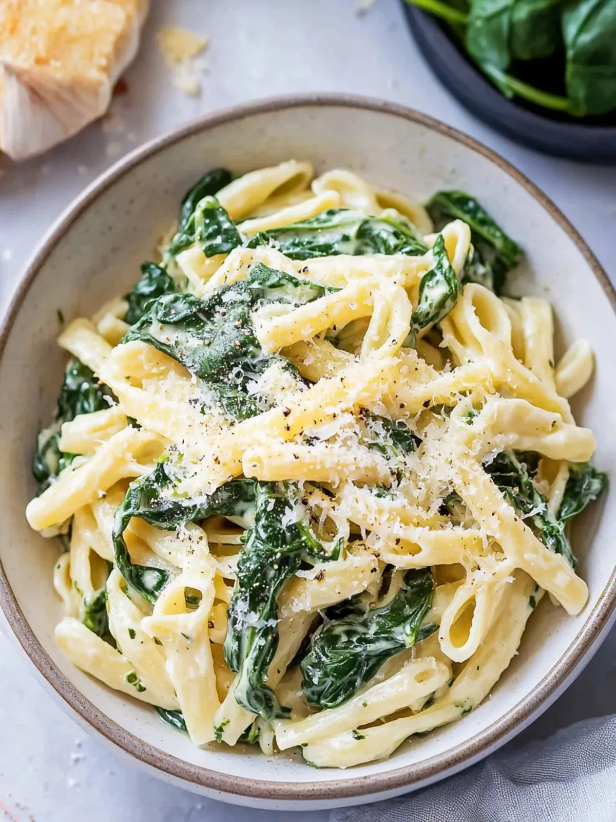 Pasta with Spinach