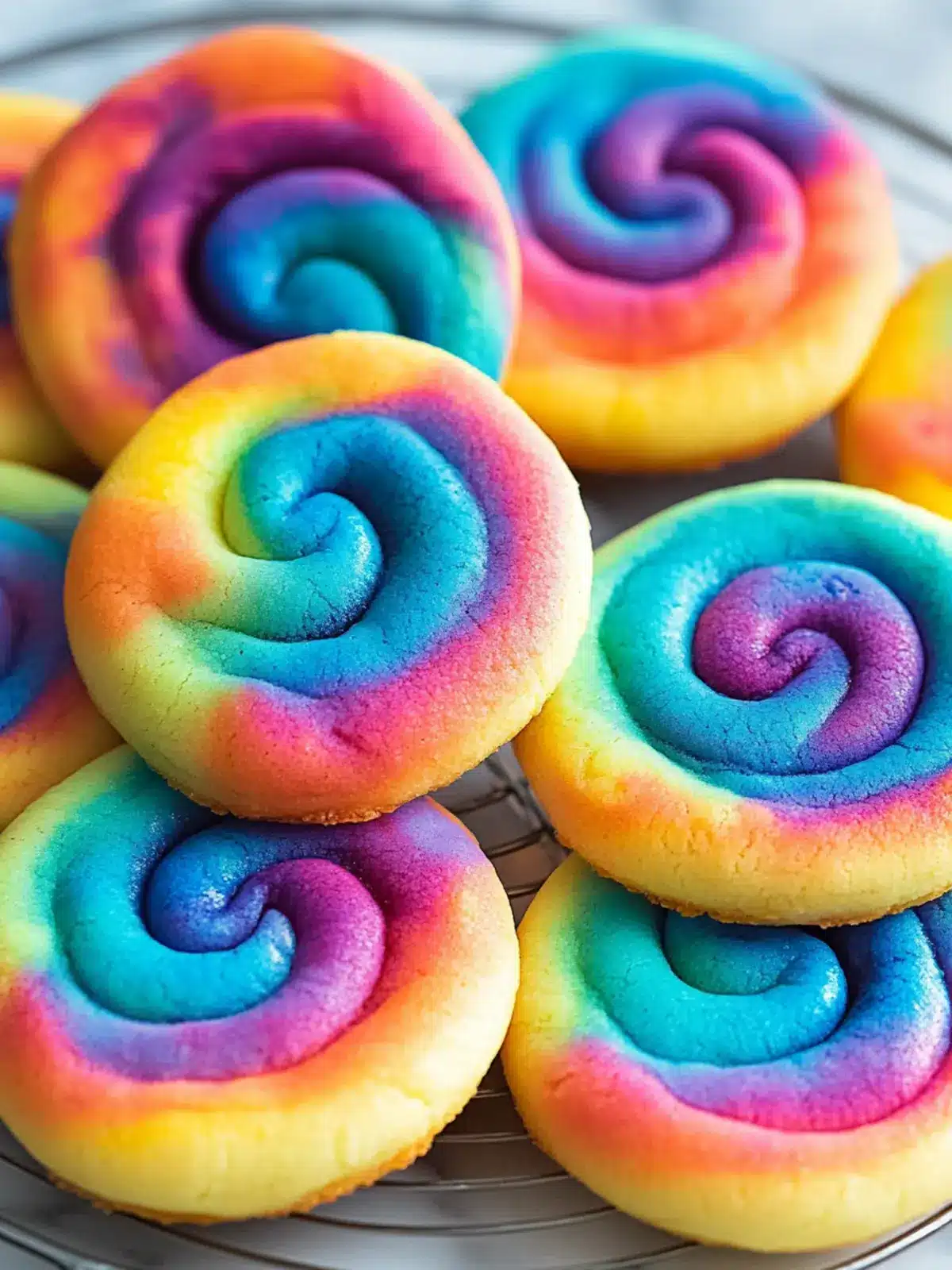 Tie Dye Cookies