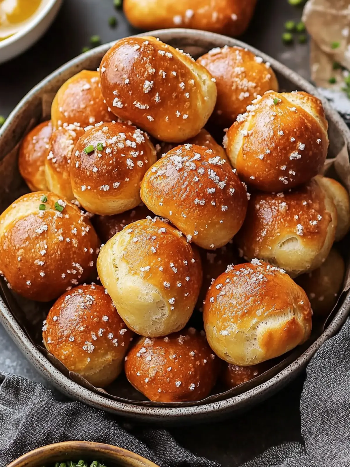 10 Minute Fluffy Air Fryer Pretzel Bites