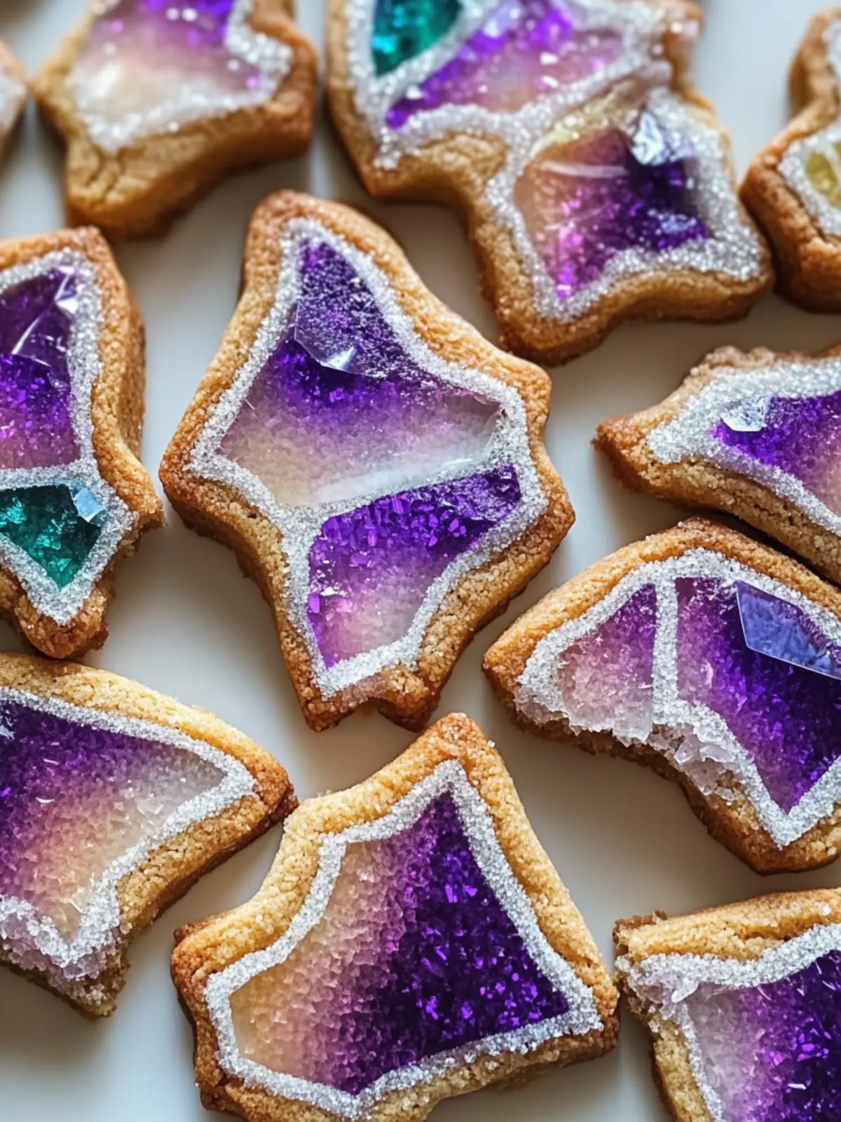 Dazzling Geode Cookies