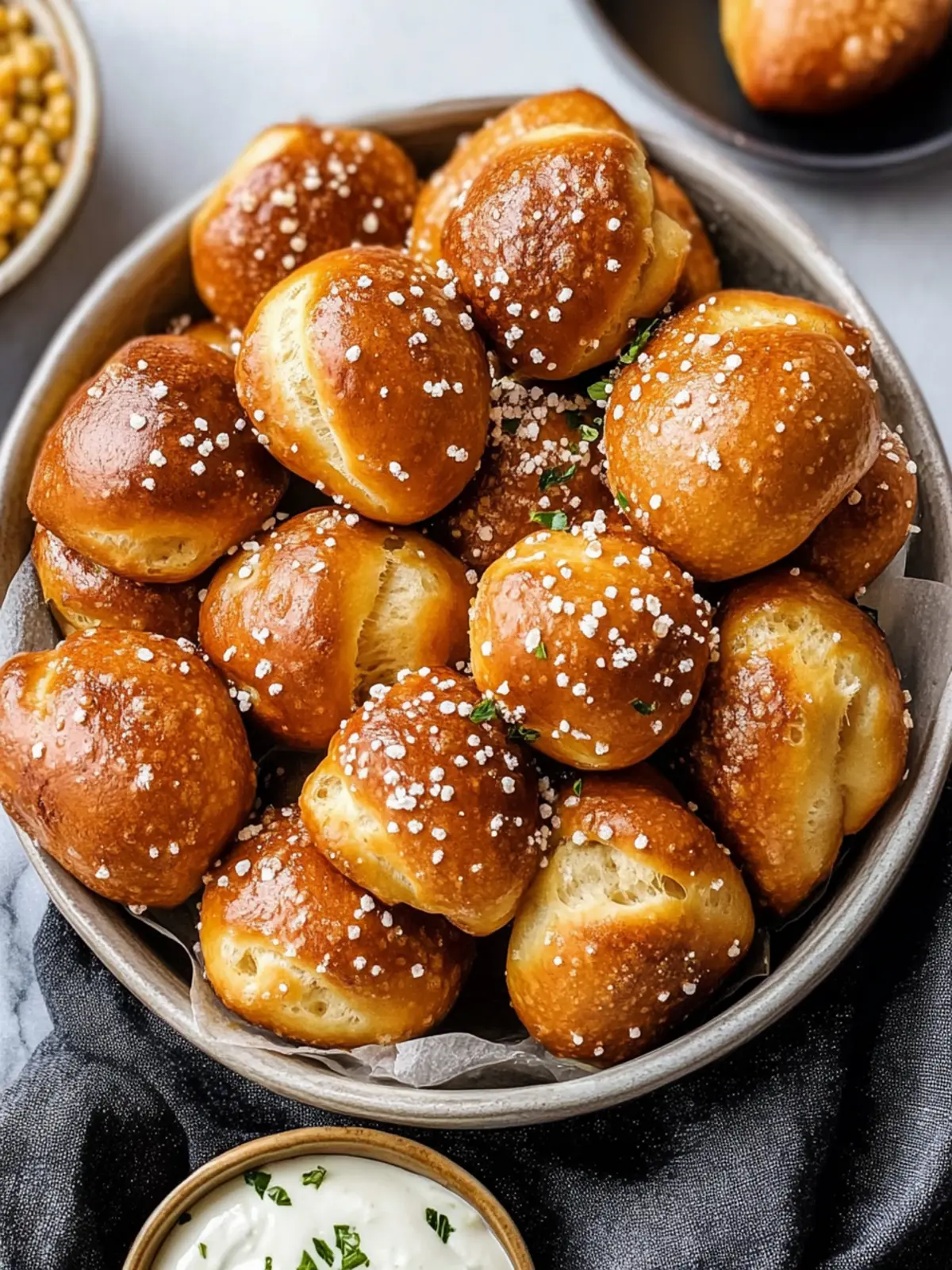 10 Minute Fluffy Air Fryer Pretzel Bites