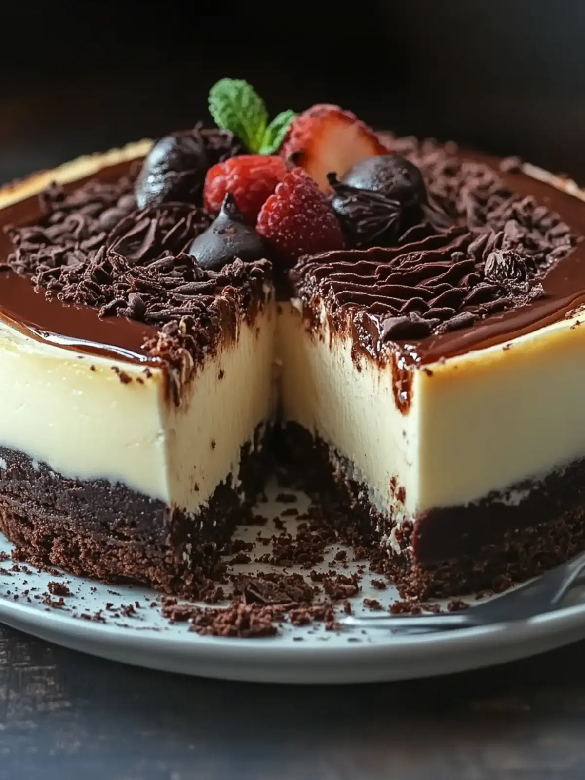 Ultimate Brownie Cheesecake