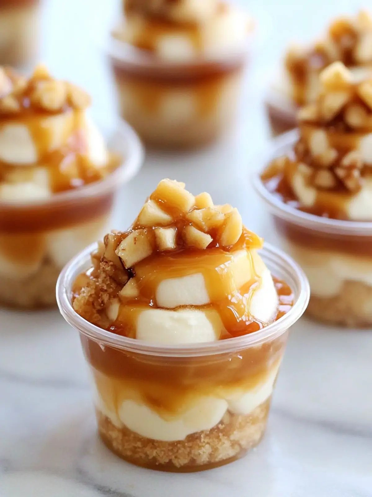 Caramel Apple Dessert Cups