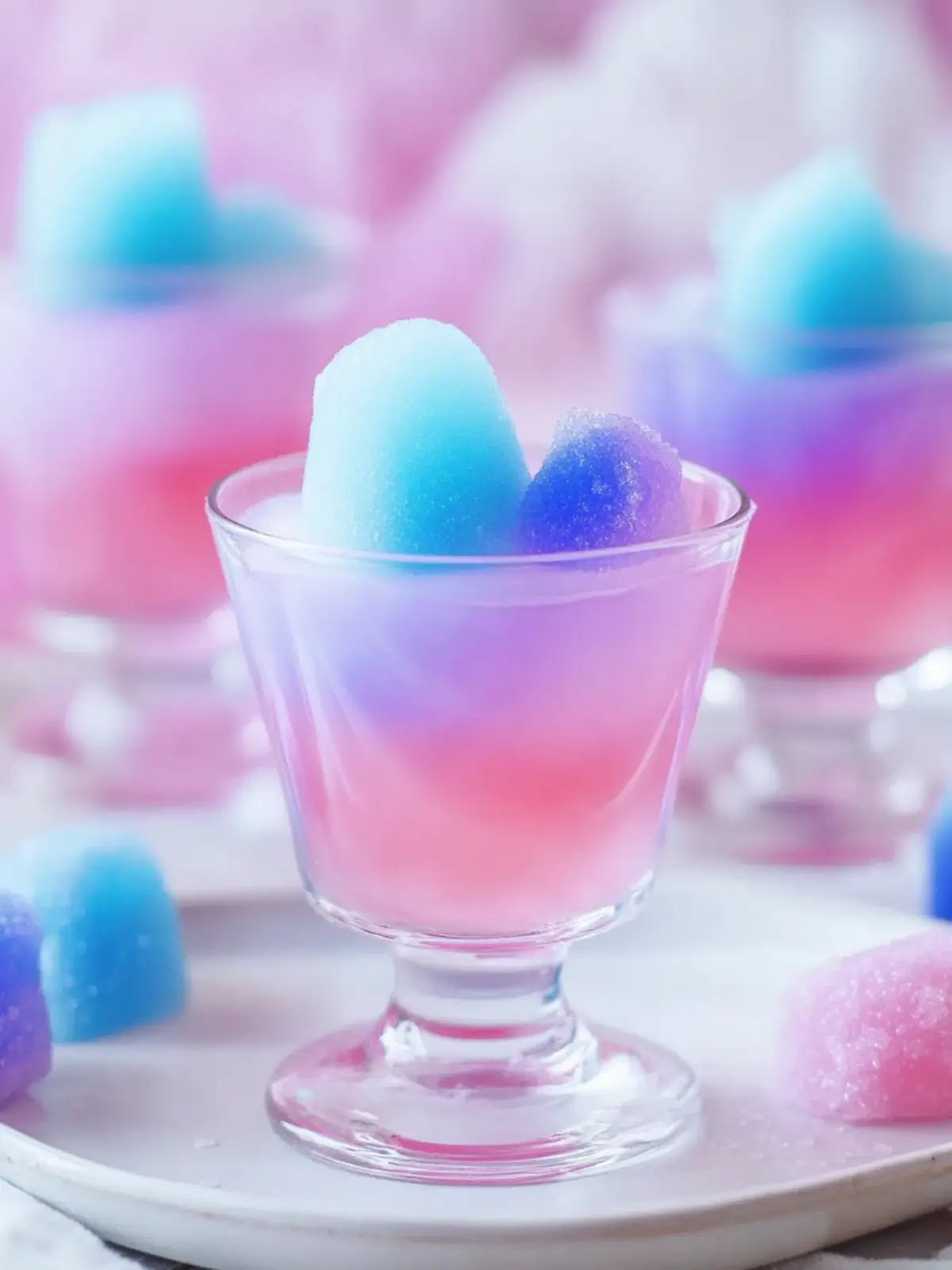 Cotton Candy Jello Shots