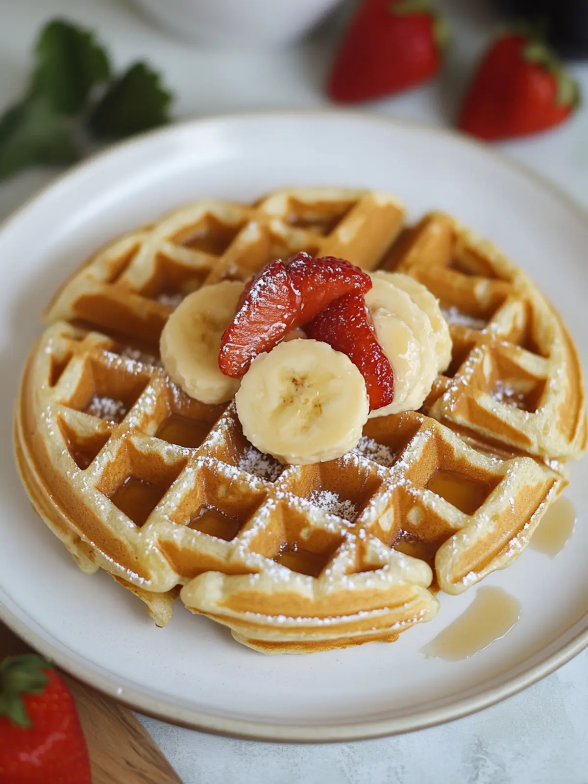 Peanut Butter Waffles