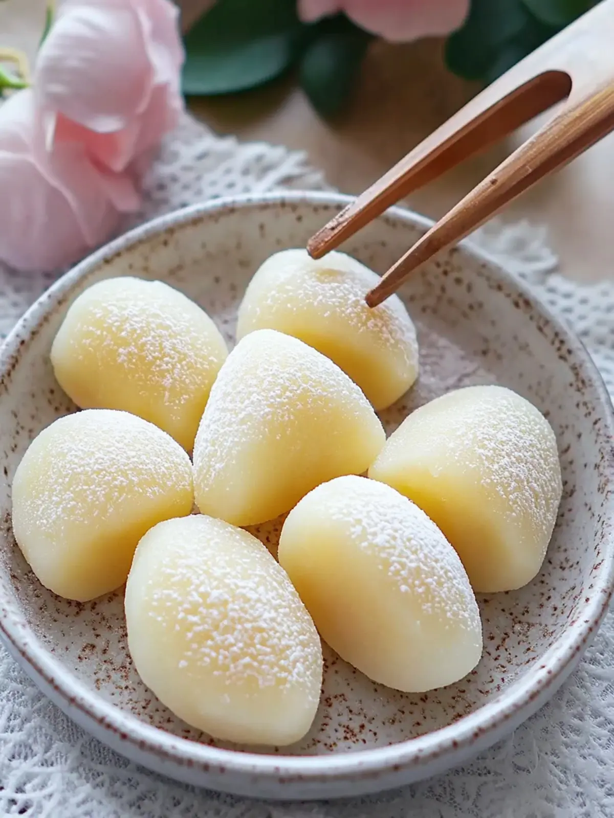 Pan-Fried Fresh Milk Mochi