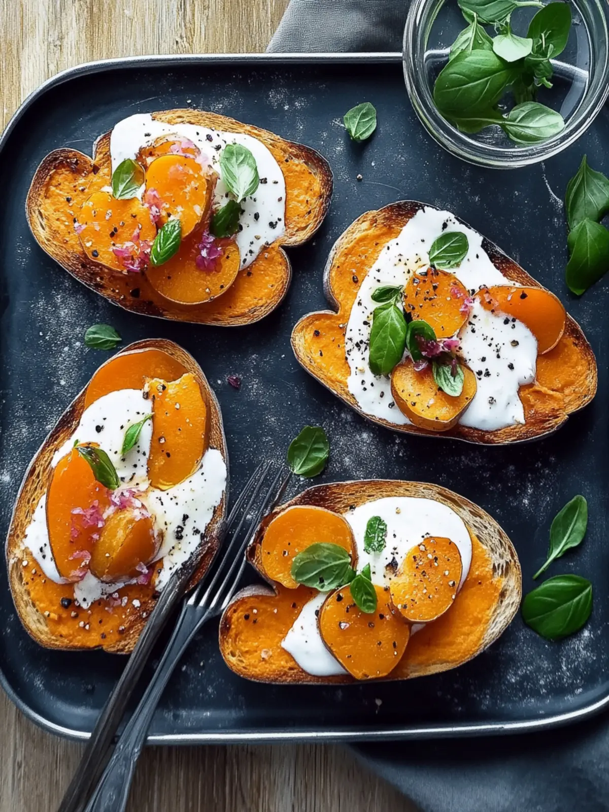 Sweetpotato Toasts