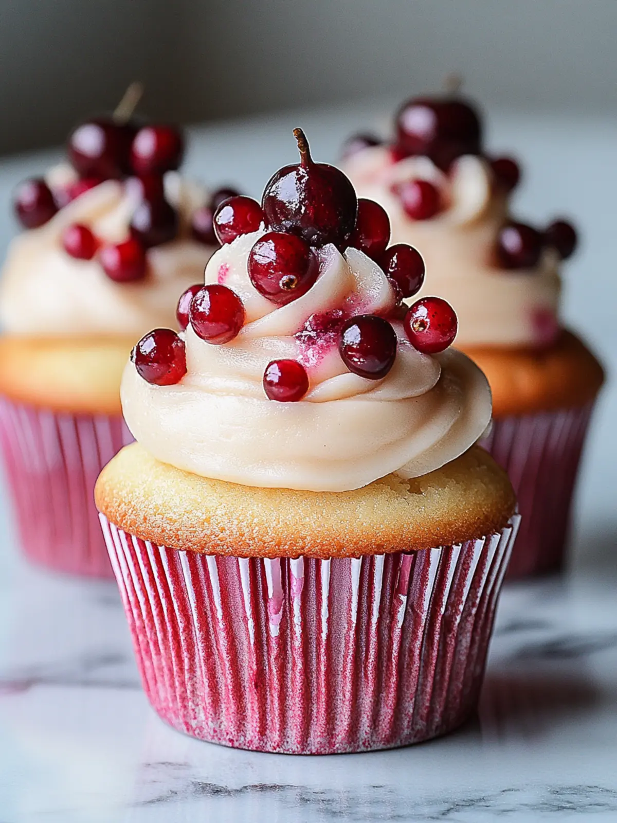 Cranberry Bliss Cupcakes