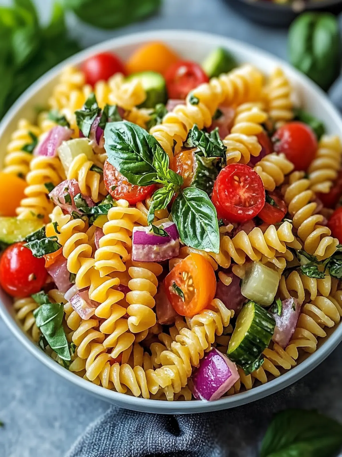 Rainbow Pasta Salad