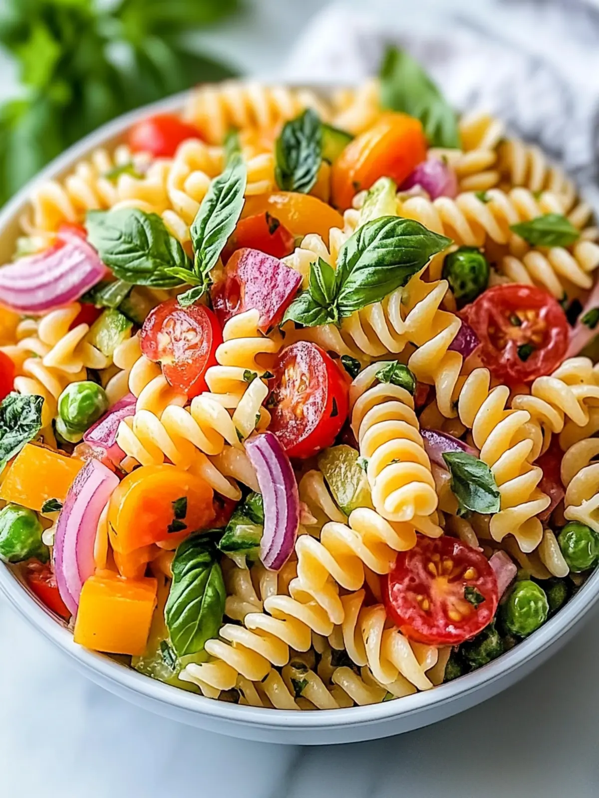 Rainbow Pasta Salad