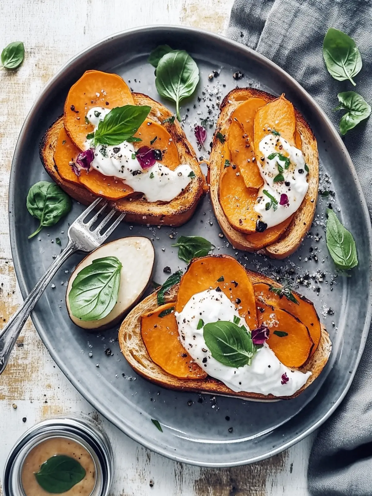 Sweetpotato Toasts