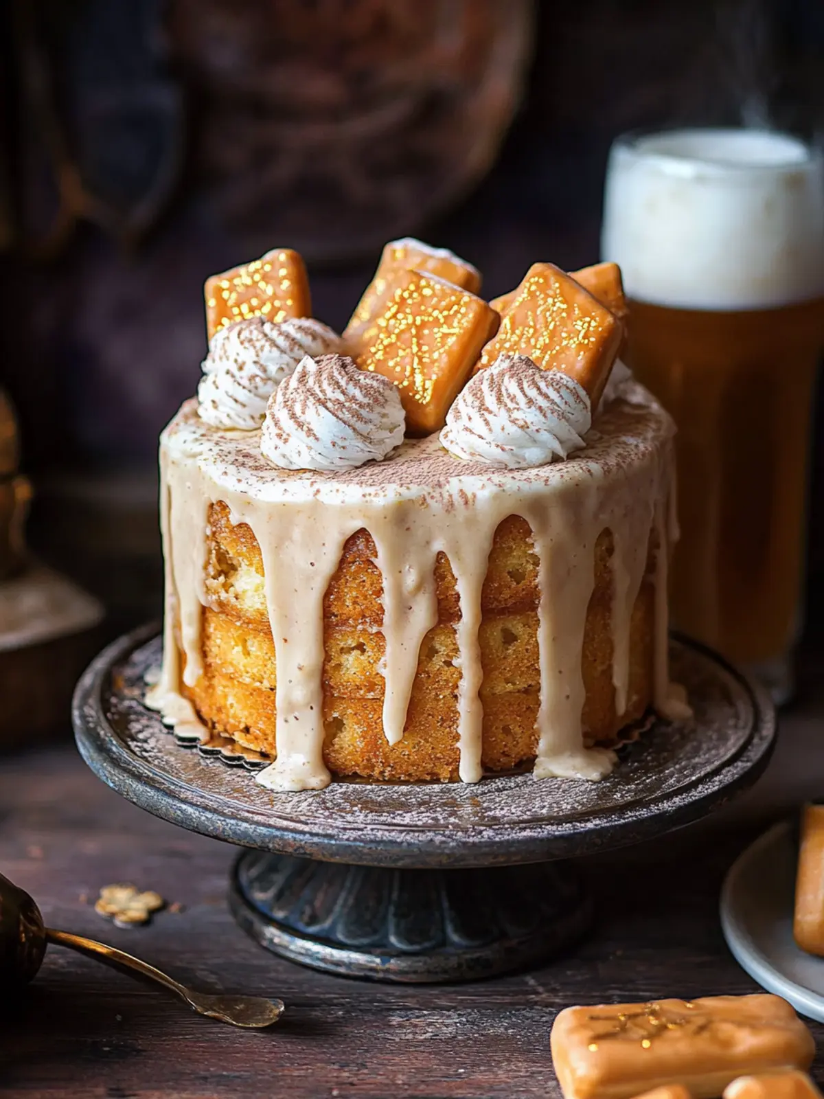 Harry Potter Butterbeer Cake