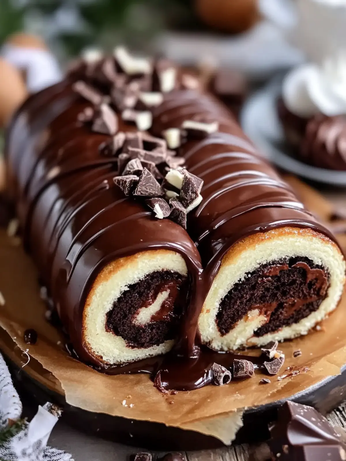 Chocolate Roll Cake