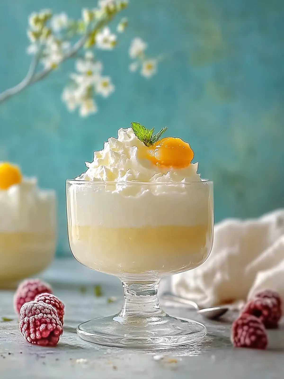 Fluffy Bird’s Milk Jello