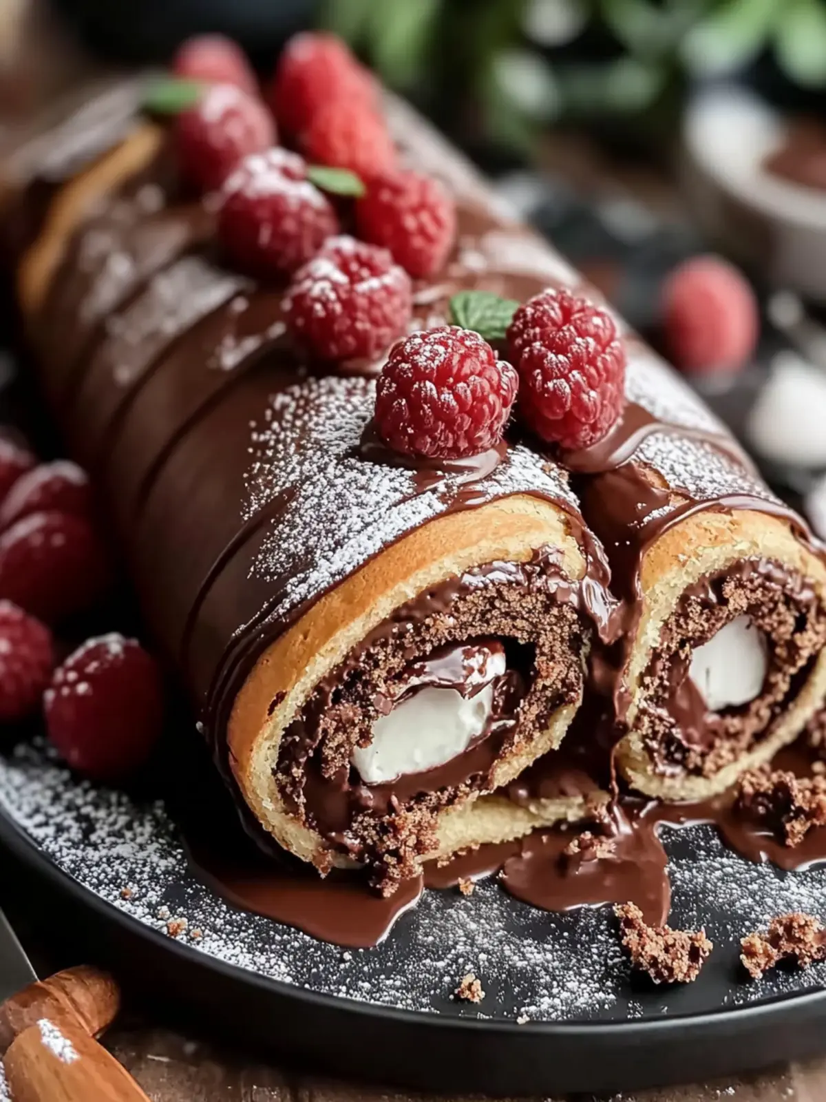 Chocolate Roll Cake