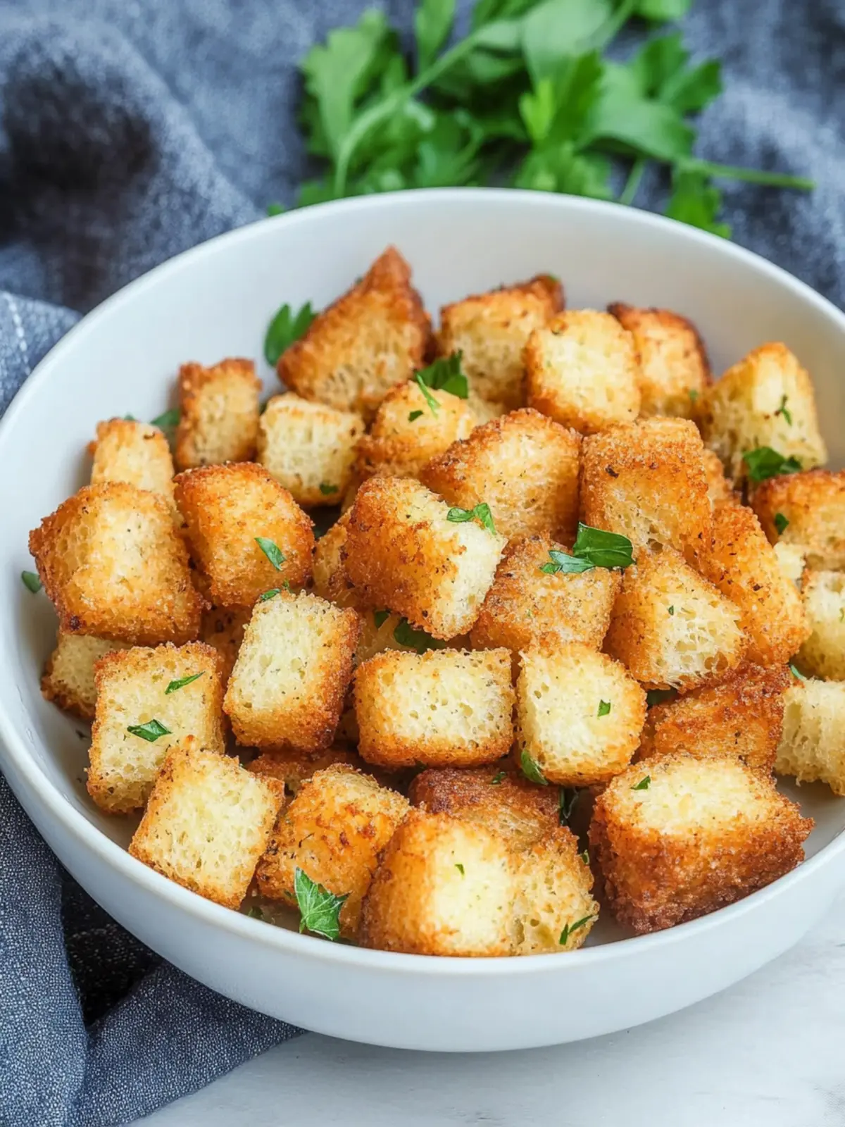 Crispy Air Fryer Croutons