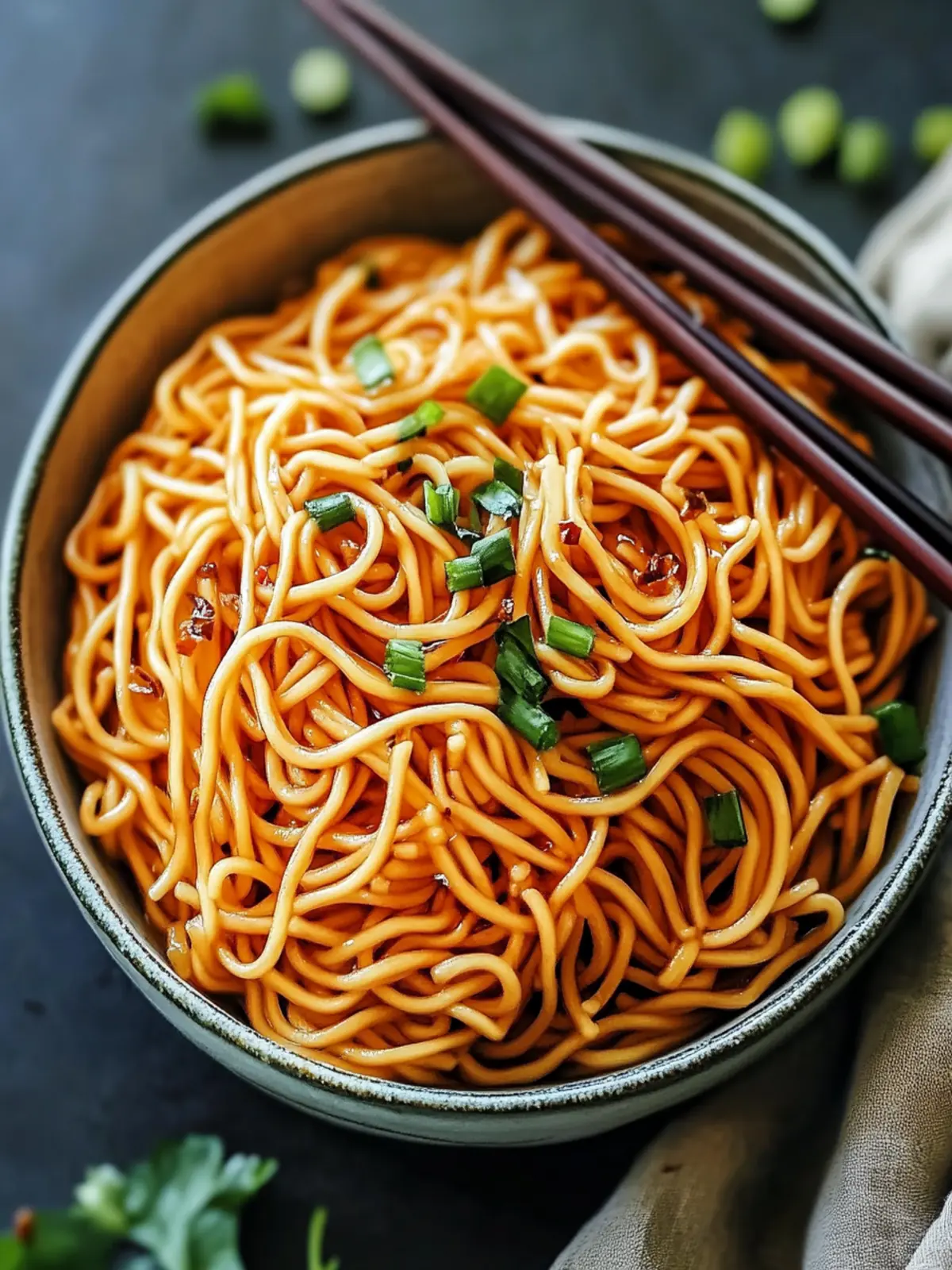 Savory Plain Lo Mein Noodles