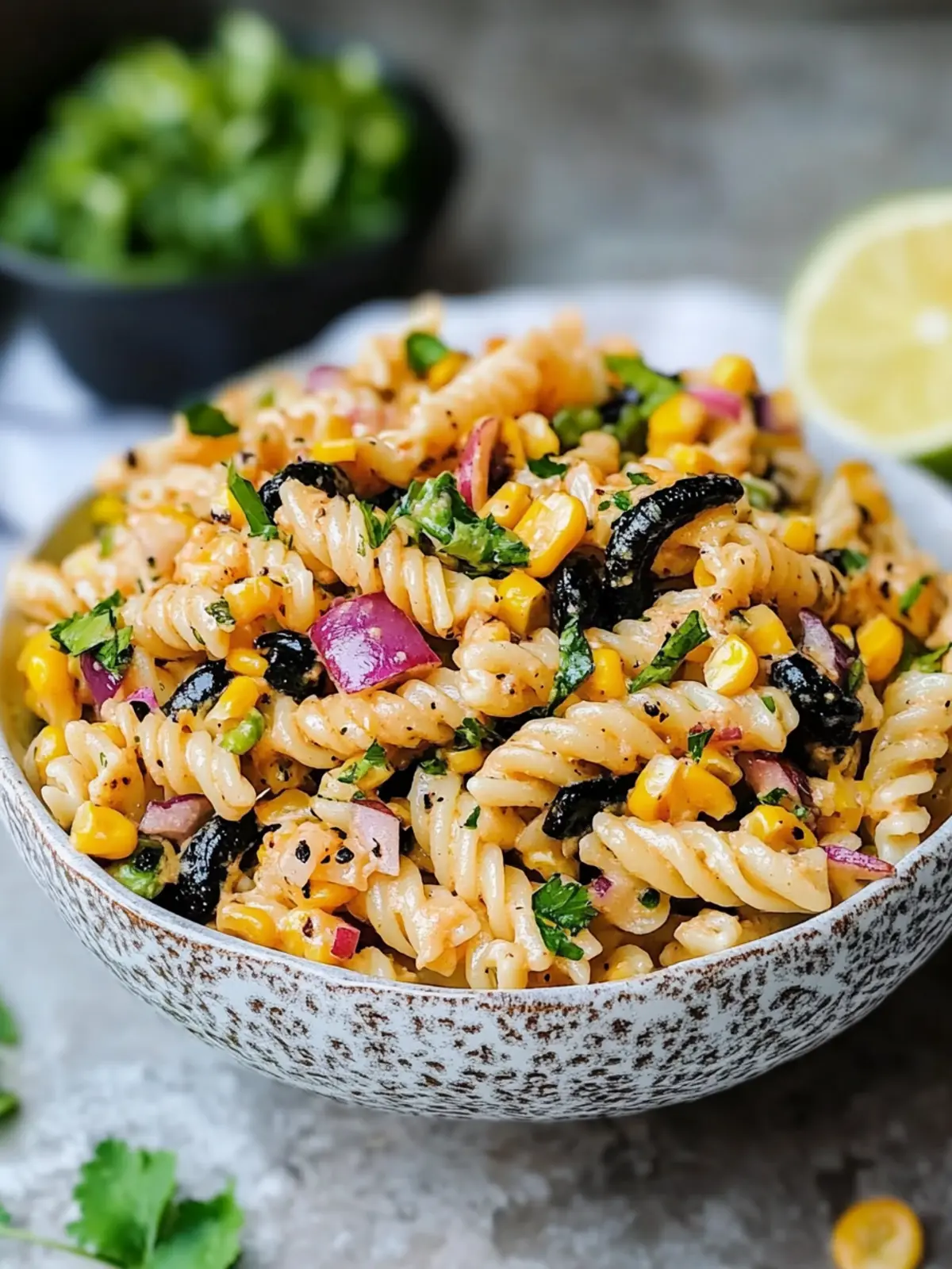 Charred Corn Pasta Salad