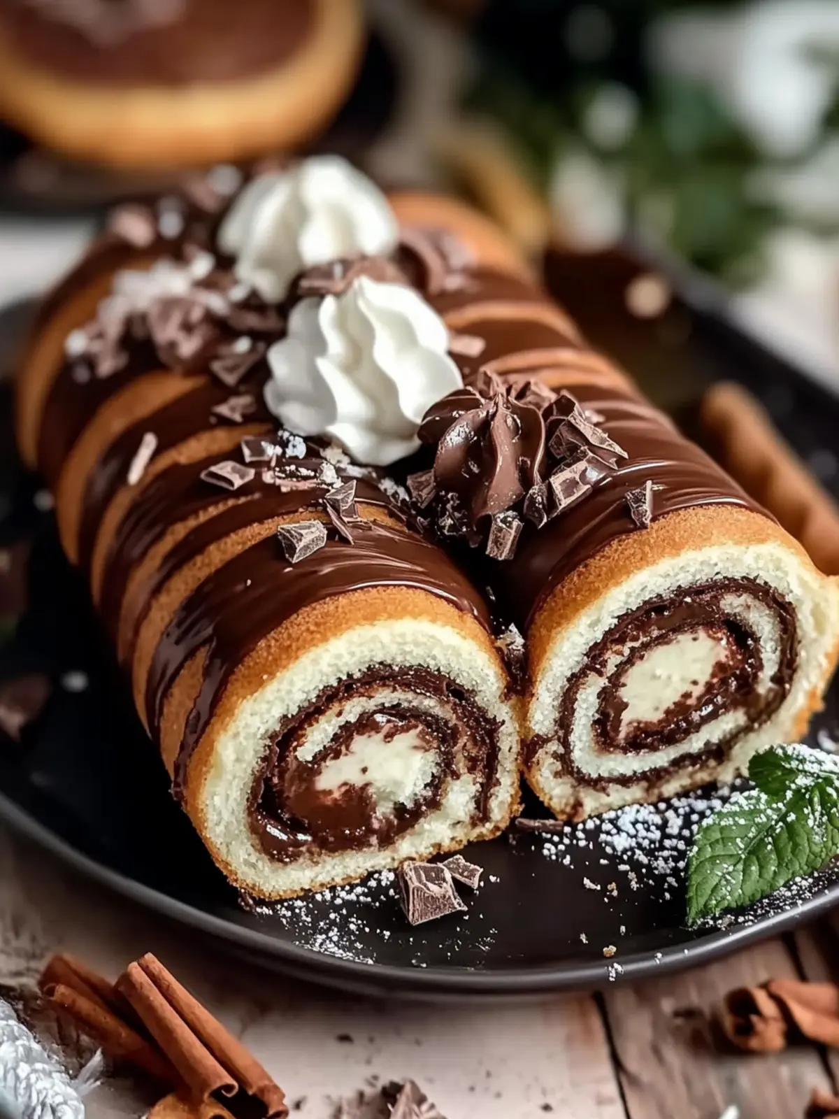 Chocolate Roll Cake
