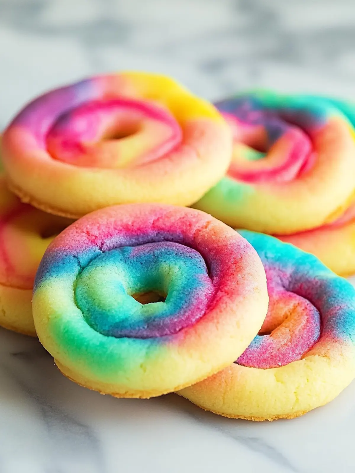 Tie Dye Cookies