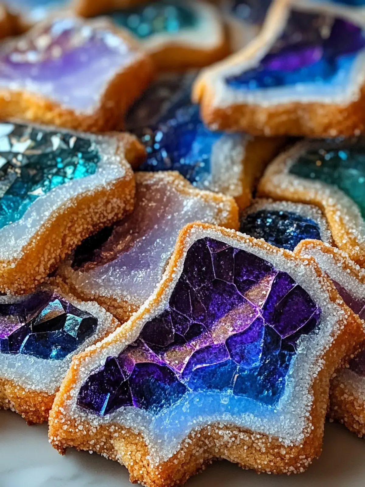 Dazzling Geode Cookies