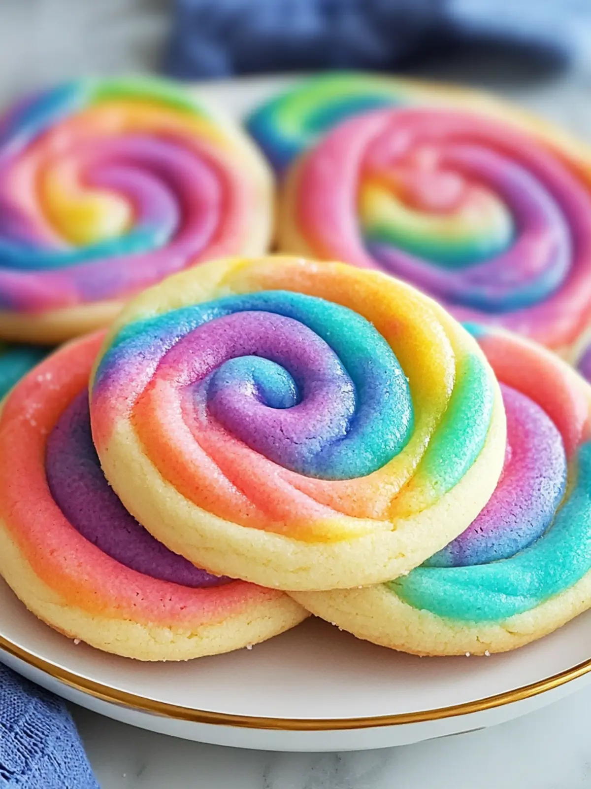 Tie Dye Cookies