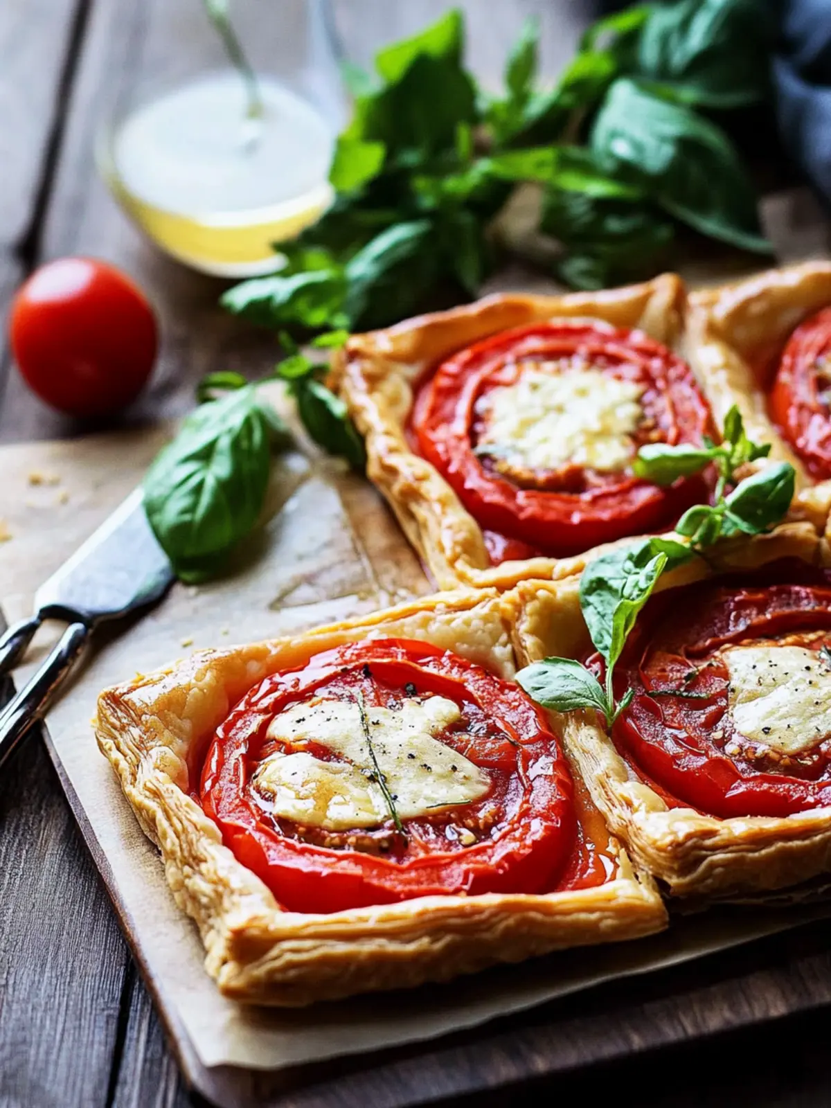 Puff Pastry Tomato Tart