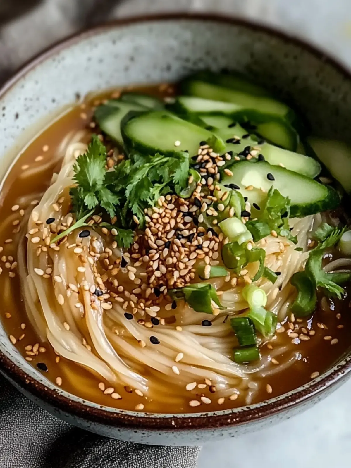Cold Sesame Miso Noodles