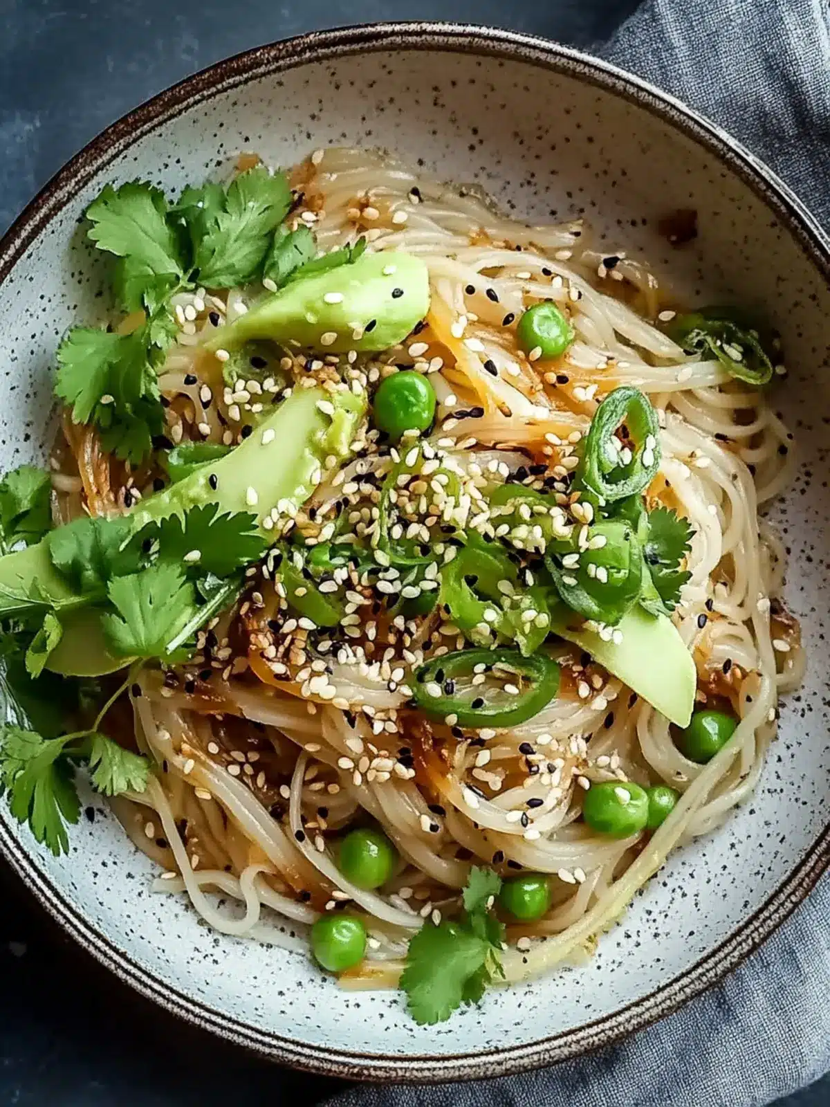 Cold Sesame Miso Noodles
