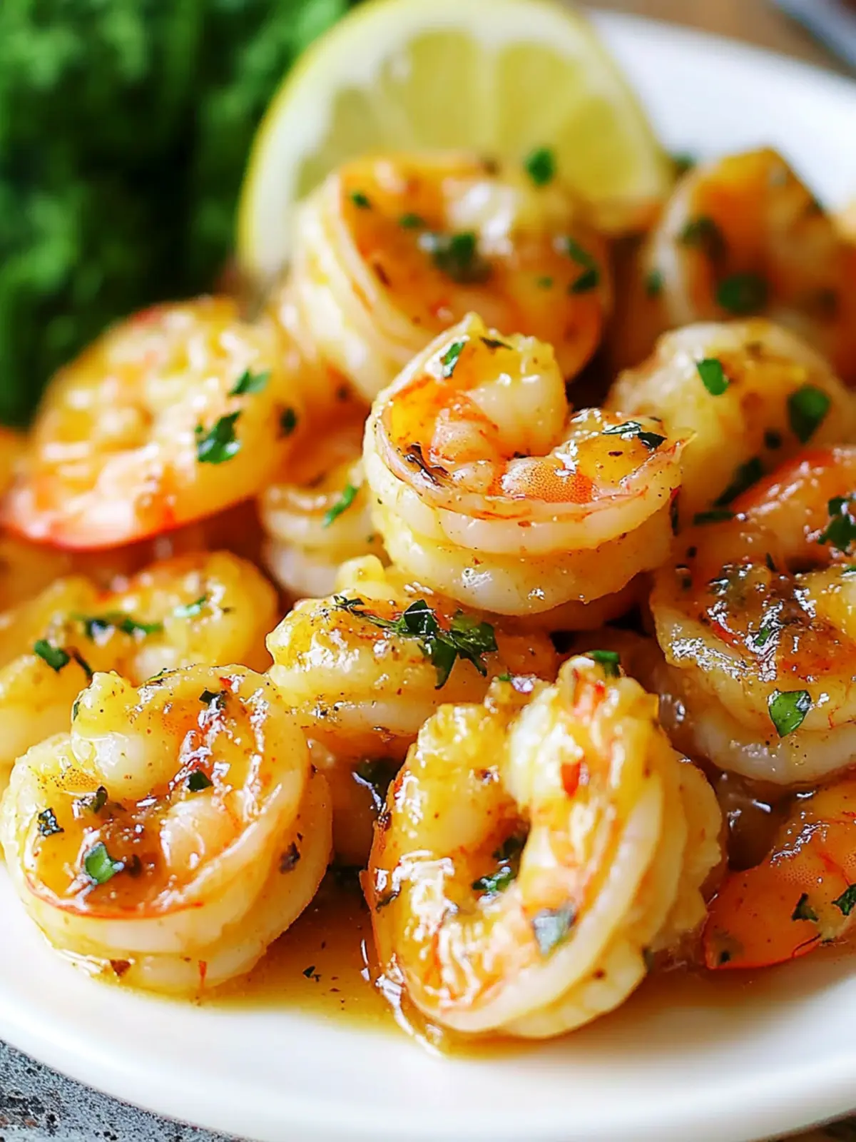 Honey Mustard Garlic Shrimp