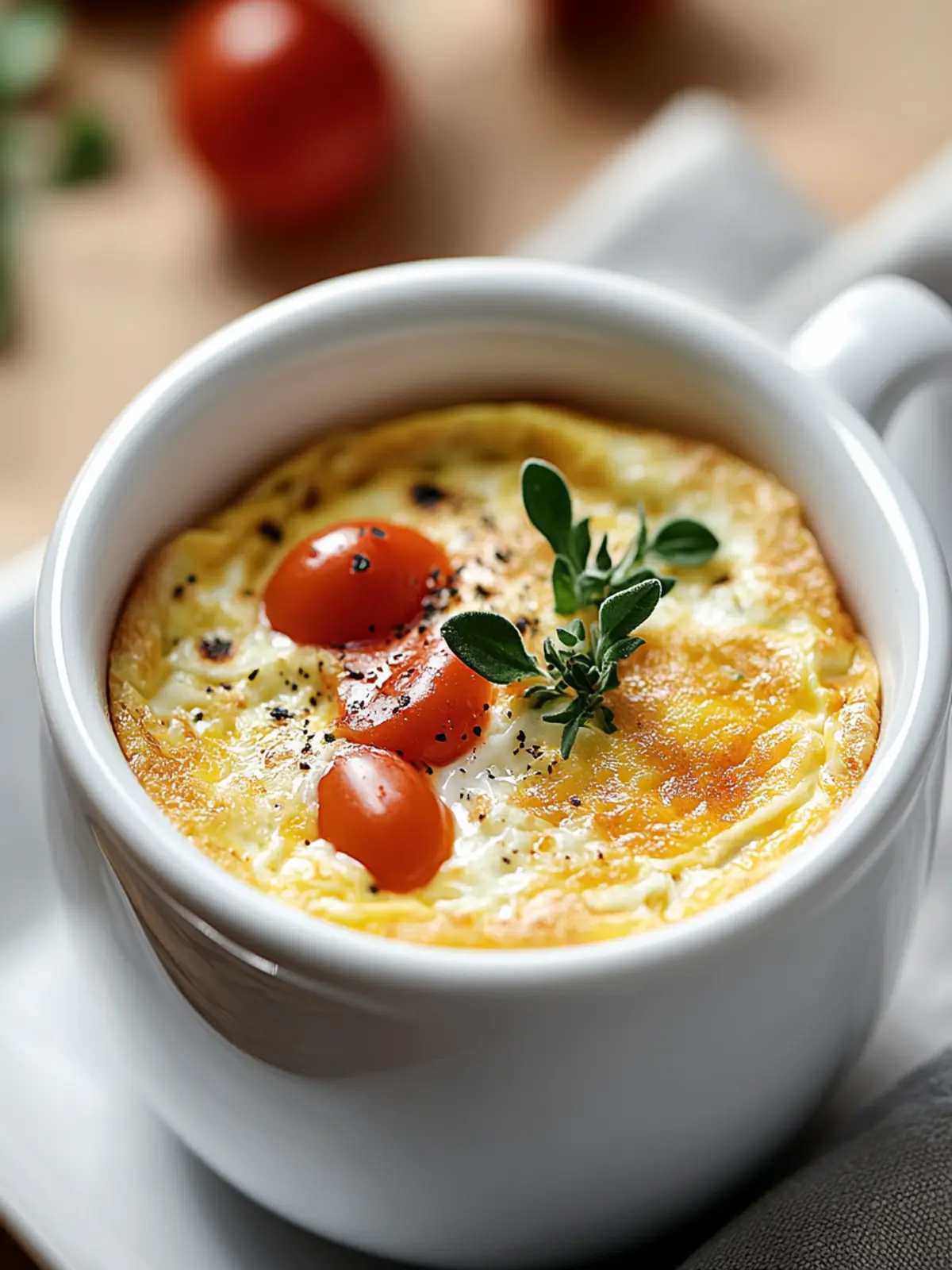 Microwave Omelet in a Mug