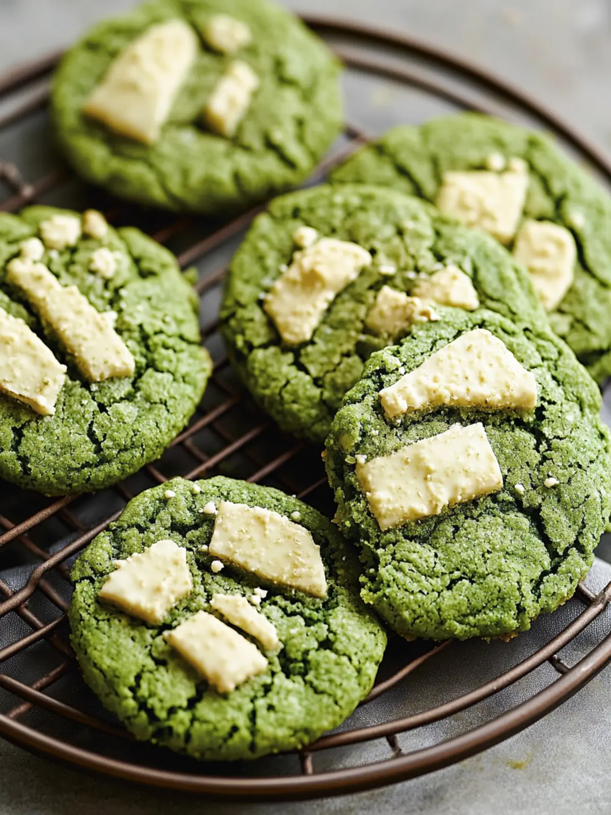 Matcha White Chocolate Cookies